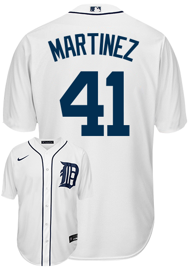 Detroit Tigers No41 Victor Martinez Green Youth Jersey