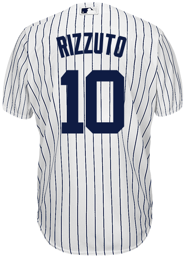 Majestic New York Yankees Phil Rizzuto 10 Cooperstown Throwback Jersey Mens  L