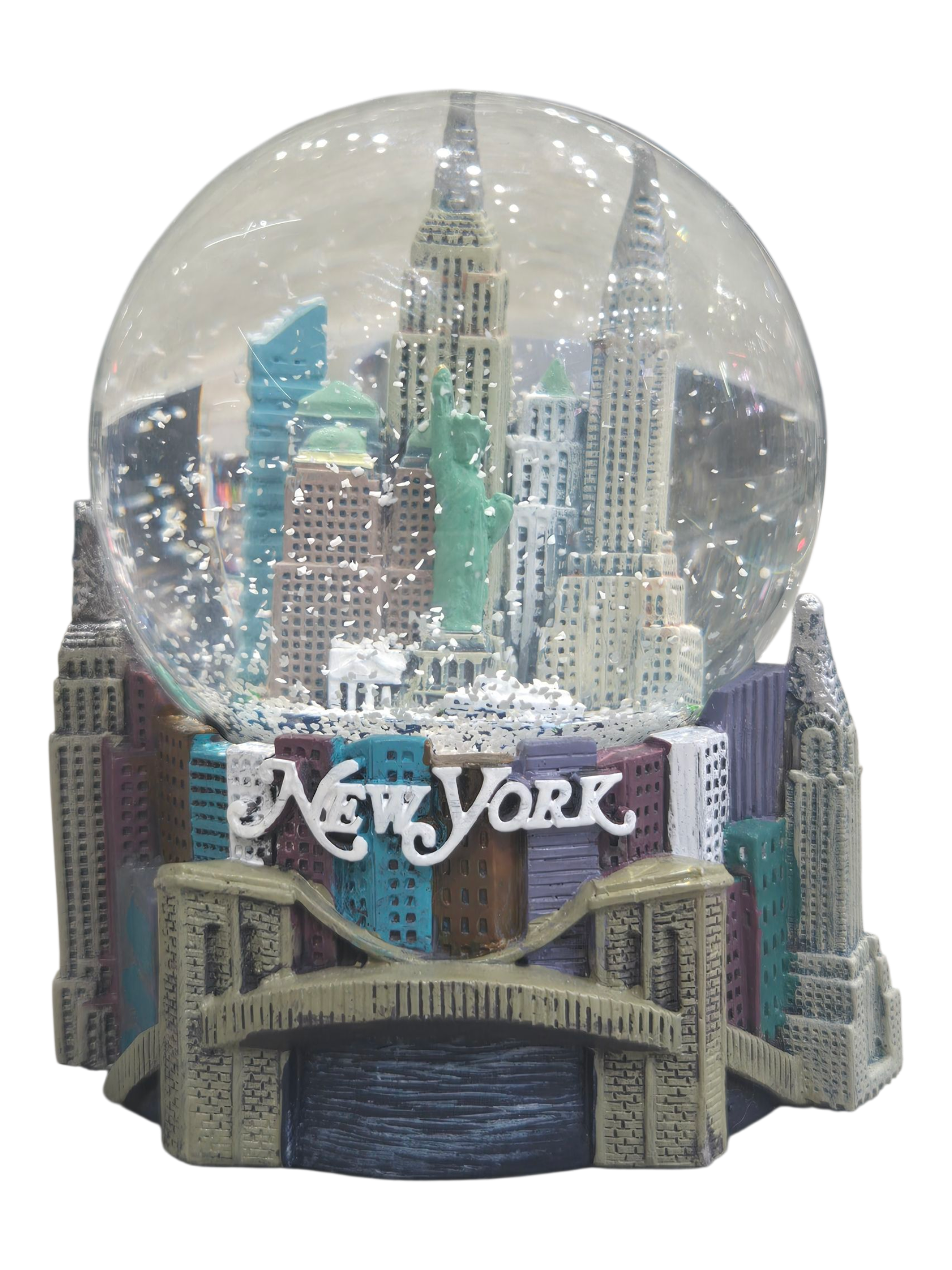 NY Skyline and Bridge 65mm Snowglobe