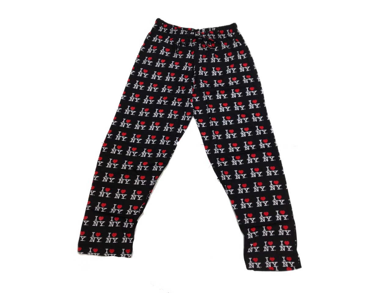 I Love NY Black Allover Print Pajama