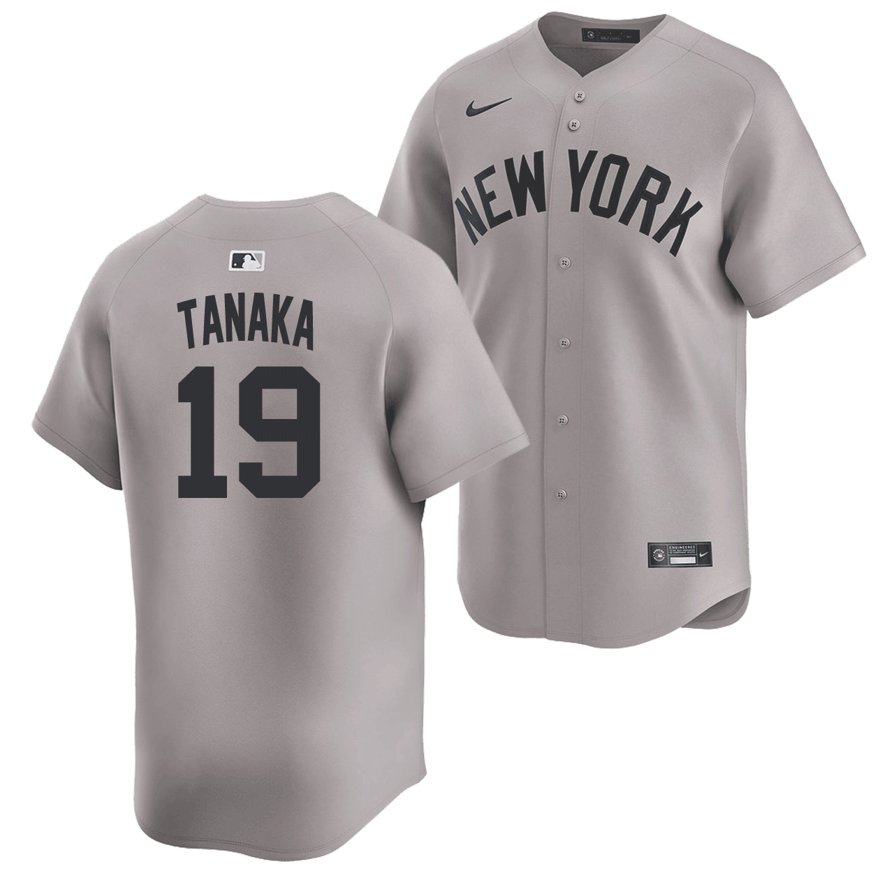 New York Yankees No19 Masahiro Tanaka Grey Cool Base Stitched Youth MLB Jersey