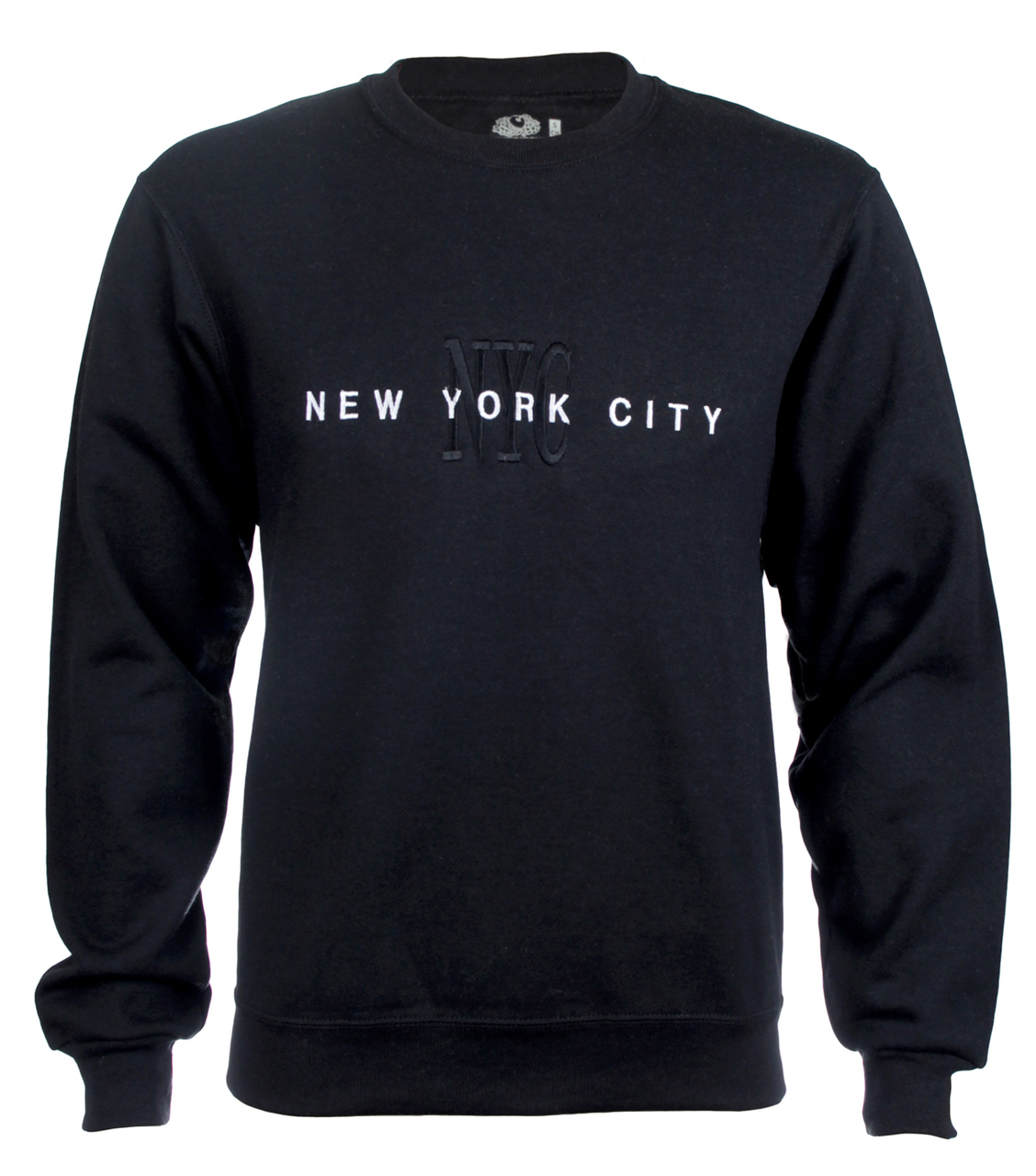 New York City 12 Black Crewneck Sweatshirt