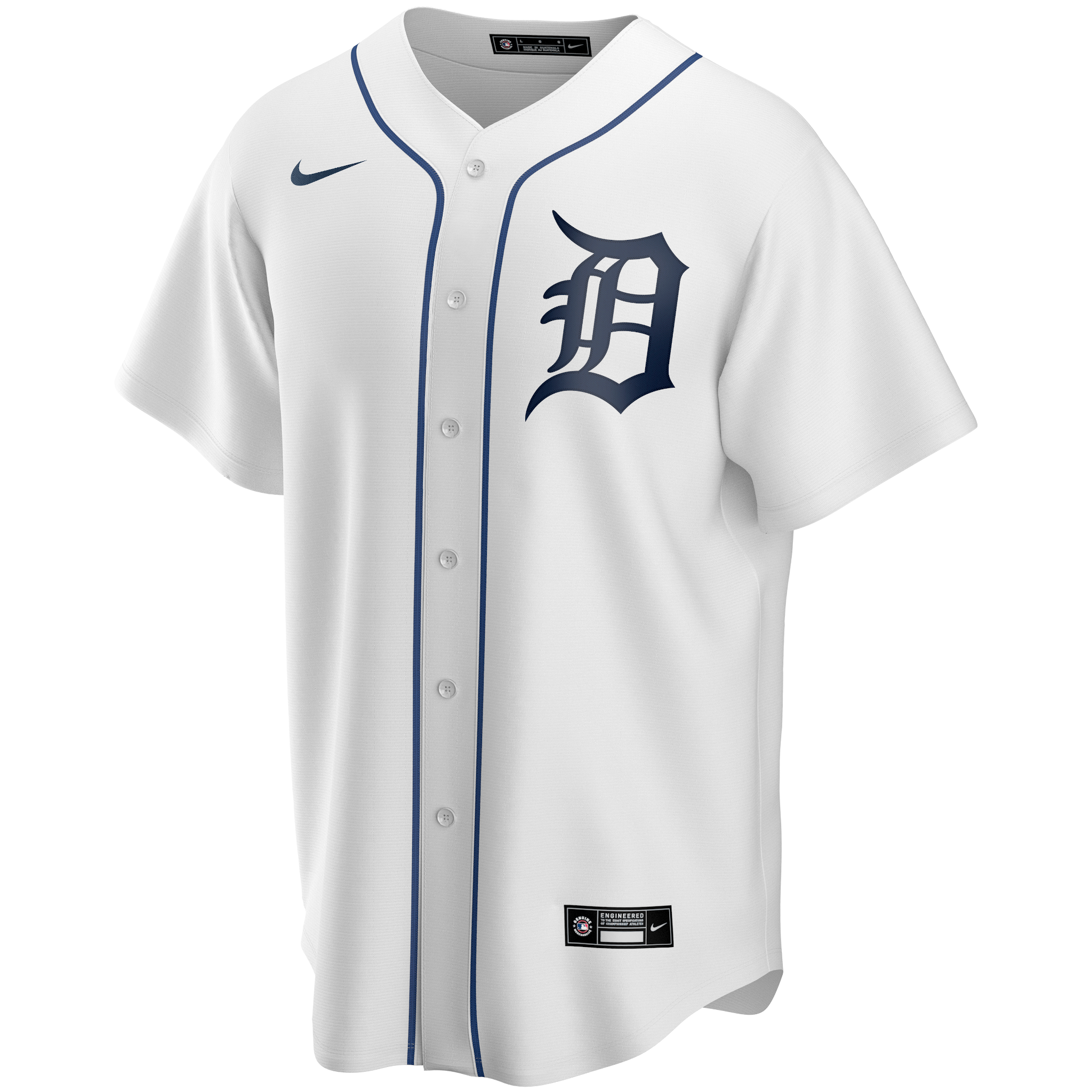 Detroit Tigers Nike Road Jackie Robinson Day Authentic Jersey - Gray