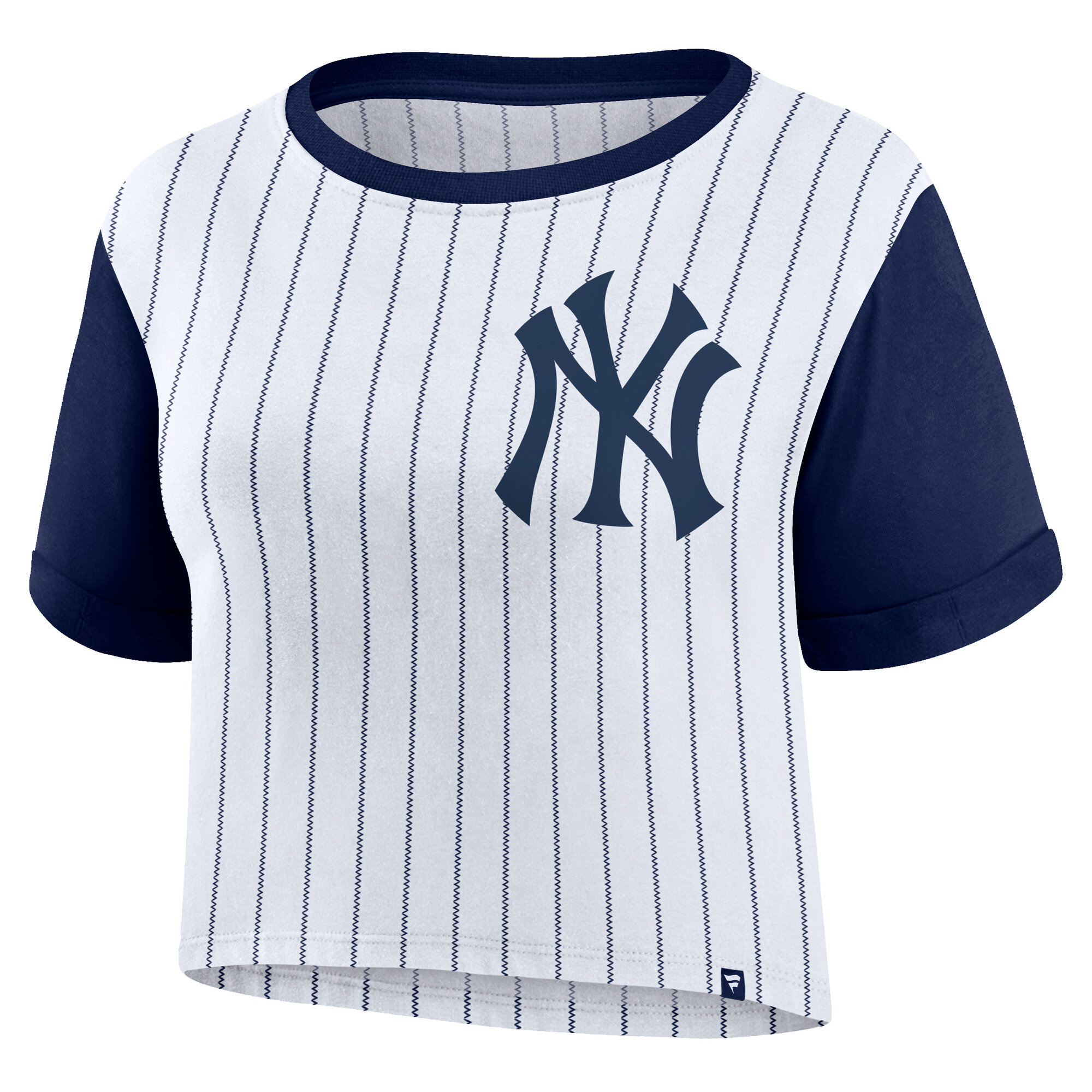 [MLB] Women's Basic Slim Crop Nashi T-Shirt /追跡付 MLB Lifestyle New York Yankees Womens Crop T-Shirt | New Era