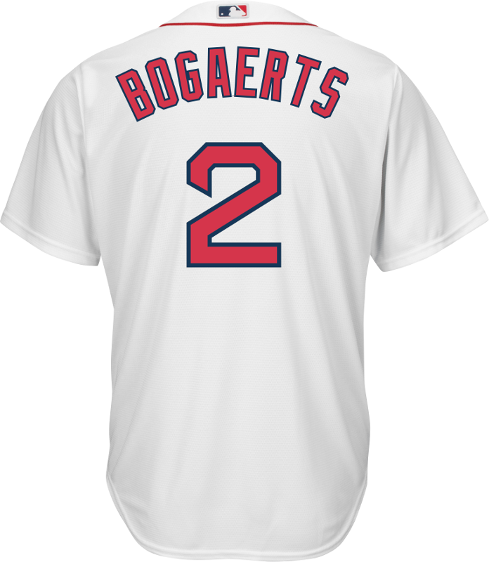 Xander Bogaerts Boston Red Sox Jersey Number Kit, Authentic Home Jersey Any  Name or Number Available at 's Sports Collectibles Store