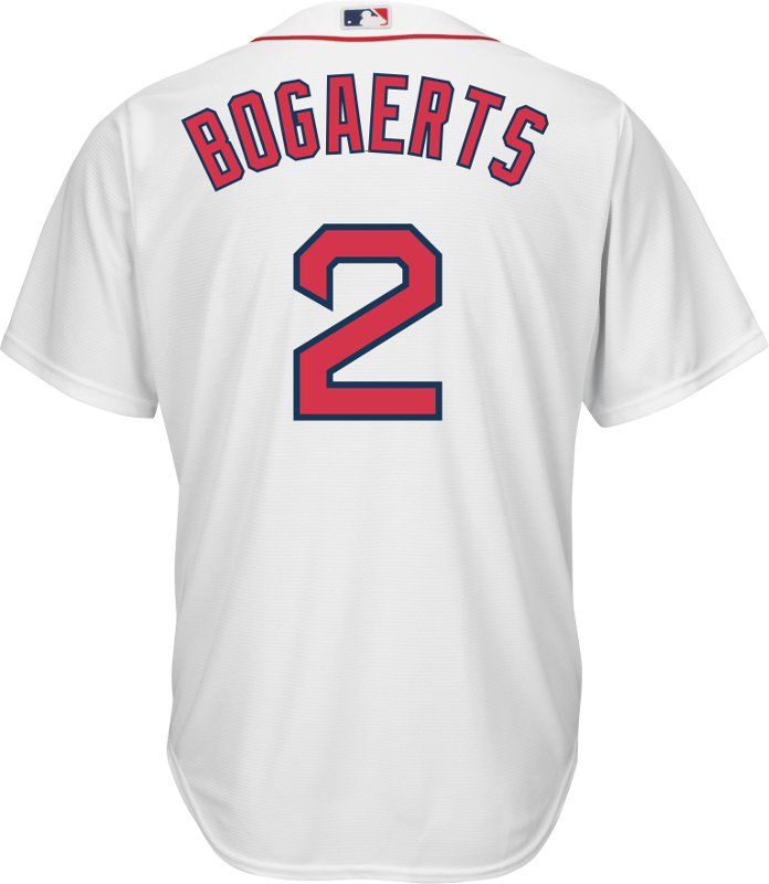 Xander Bogaerts Boston Red Sox Jersey Number Kit, Authentic