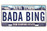 Bada Bing NY License Plate photo