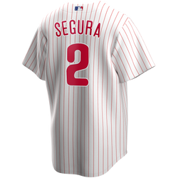 Men's Philadelphia Phillies Jean Segura Majestic White Home Official Player  Jersey