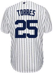 Authentic New York Yankees Gleyber Torres #22 size Women/Youth XXL navy  jersey