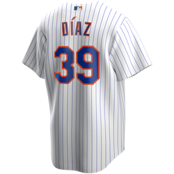 Edwin Diaz #39 - Game Used Black Jersey with Seaver Patch - 1 IP, 3 K's -  Mets vs. Nationals - 8/27/21