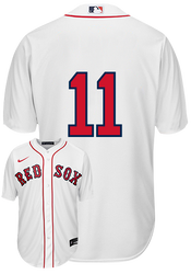 Boston Red Sox NIKE White Home Rafeal Devers #11 Replica Jersey