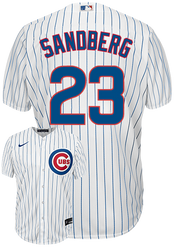 South Bend Cubs Men's Replica Pinstripe Jersey Button Front 