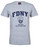 FDNY Full Chest Ash / Navy Tee photo