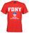 FDNY Full Chest Red Tee photo