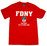 FDNY Full Chest Red Tee - alt photo