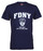 FDNY Distressed Navy Tee photo