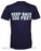 FDNY Keep Back 200 Ft. Navy Tee - back photo