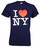Navy I Love NY T-Shirt photo