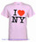 Pink I Love NY Tee Shirt photo