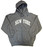 New York Charcoal Zipper Hoodie - flat photo