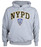 NYPD Embroidered Ash Hooded Sweatshirt photo