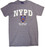 NYPD Full Chest Color Shield Ash Tee photo
