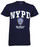 NYPD Full Chest Color Shield Navy Tee photo