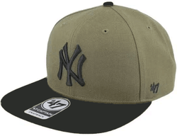 NY Yankees Captain Snapback Cap - Army Green