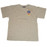 FDNY Embroidered Patch Ash Kids Tee - flat photo