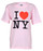 I Love NY "Classic" Pink Kids Tee photo