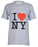 I Love NY "Classic" Ash Kids Tee photo