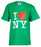 I Love NY "Classic" Green Kids Tee photo