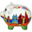 NYC Skyline Children Ceramic Piggy Bank photo