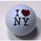 I Love NY White Golf Ball photo
