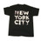 New York City "Painted" Black Tee alt image photo