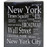 NYC "White Letters" Small Photo Album photo