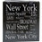 NYC "White Letters" Medium Photo Album photo
