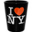 I Love NY Black Shot Glass photo