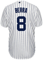 Men’s Nike Yogi Berra New York Yankees Cooperstown Collection Navy  Pinstripe Jersey