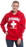 LIFEGUARD New York City Red Hoodie - on model 2 photo