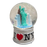 I Love NY Silver 45mm Snowglobe photo
