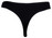 Black NY Thong With Red Lips - back photo