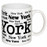 New York Allover White/Black 11 oz Mug photo
