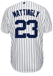 DON MATTINGLY COOPERSTOWN YANKEES MENS NAME NUMBER SHIRT JERSEY SEWN LOGO