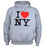 I Love NY Ash Embroidered Sweatshirt photo