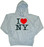 I Love NY Ash Embroidered Sweatshirt - alt image photo