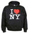I Love NY Black Embroidered Sweatshirt photo