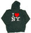 I Love NY Black Embroidered Sweatshirt - alt image photo