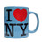I Love NY Lt. Blue 11oz Mug photo