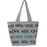 Robin-Ruth NY White/Brown Small Tote Bag photo